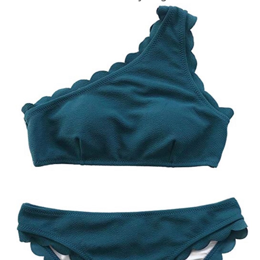 Blue Wavy Edge Bikini